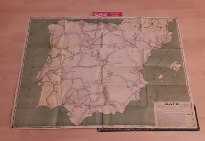Mapa de los ferrocarriles españoles - Compilación de Giol