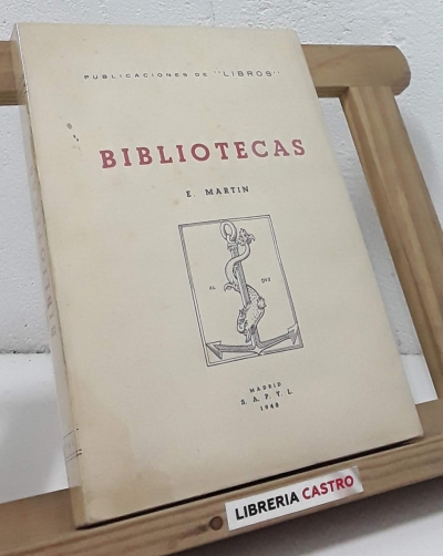 Bibliotecas - E. Martin