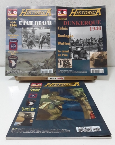 39 -45 Magazine. Hors Série Historica Nº 78, 79, 80. Utah Beach - Georges Bernage et François de Lannoy