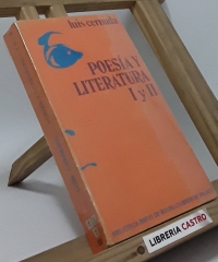Poesía y literatura I y II - Luis Cernuda