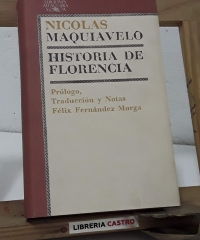 Historia de Florencia - Nicolás Maquiavelo