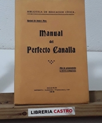 Manual del perfecto canalla (Facsímil) - Rafael Santa Ana