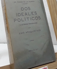 Dos ideales políticos - Luis Araquistain