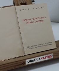Versos sencillos y Otros Poemas - José Martí.