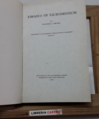 Timaeus of tauromenium - Truesdell S. Brown.