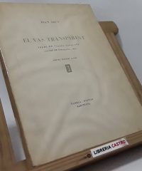 El vas transparent (edició numerada, en paper de fil, signat i dedicat per l´autor) - Joan Arús