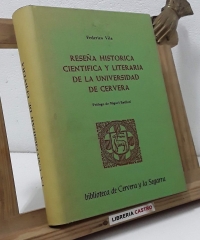 Reseña histórica científica y literaria de la universidad de Cervera - Federico Vila