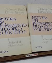 Historia del pensamiento filosófico y científico (II Tomos) - Giovanni Reale. Dario Antiseri.
