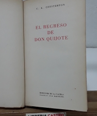 El regreso de Don Quijote - G. K. Chesterton