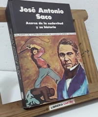 Acerca de la esclavitud y su historia - José Antonio Saco