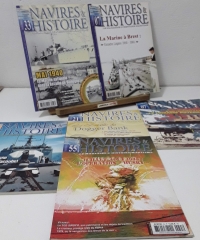Navires & Histoire. Le Magazine d'Histoire Maritime. Nº 7 Hors série (Juin 2007). Nº 7, 21, 33, 35, 55 (Juin 2001 et Aout-Setember 2009) - Varios
