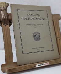 Analecta Montserratensia. Crònica del Santuari 1917 - Varios